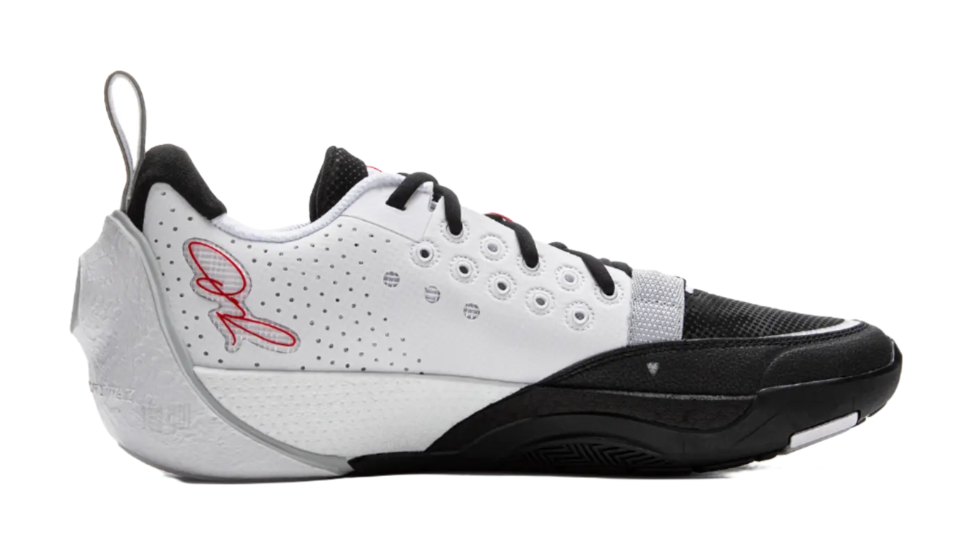 Li-Ning Wade All City 13 Basketball Shoes Men's Black/White Cushioned Wear-Resistant Slip-Resistant Low-Top - Image 3