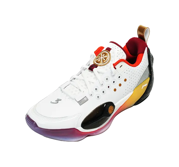 Li-Ning Wade All City 13 Men's Basketball Shoes - White Gold - Image 4