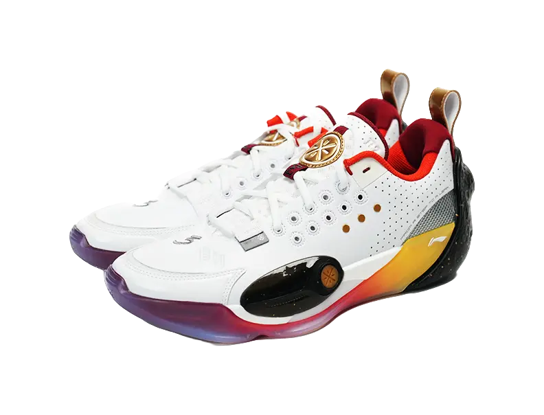 Li-Ning Wade All City 13 Men's Basketball Shoes - White Gold - Image 5