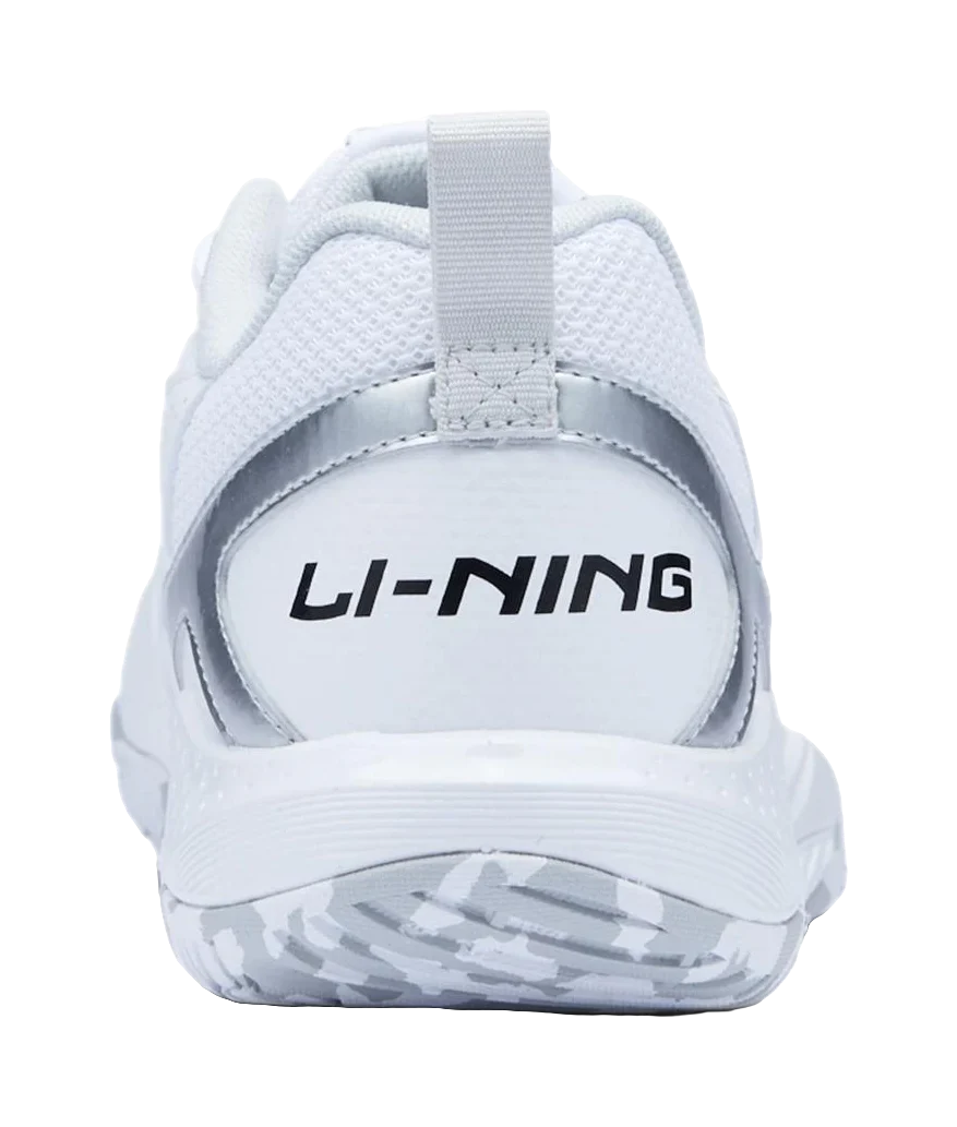 Li-Ning Gale LITE Badminton Shoes - Slip & Abrasion Resistant, Lightweight Low-Top Unisex (White/Black) - Image 4