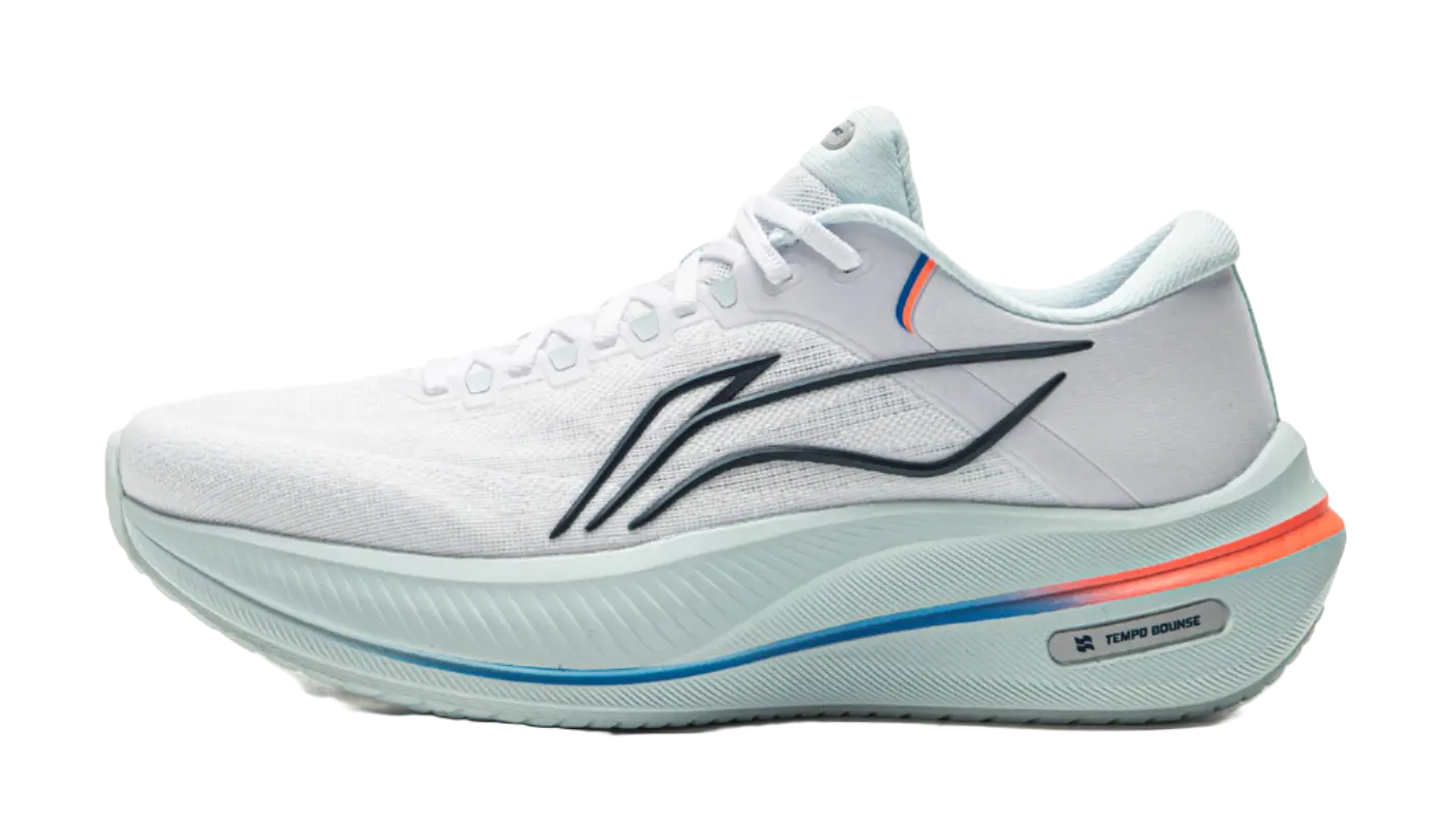Li-Ning Men's Yueying 5 Height-Increasing Cushioned Running Shoes - Standard White - Image 2