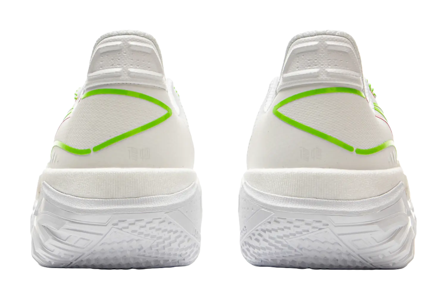 Li-Ning Jie Ao 2 Men's Outdoor Basketball Shoes - Anti-Slip Cushioned Low-Tops White/Green - Image 6