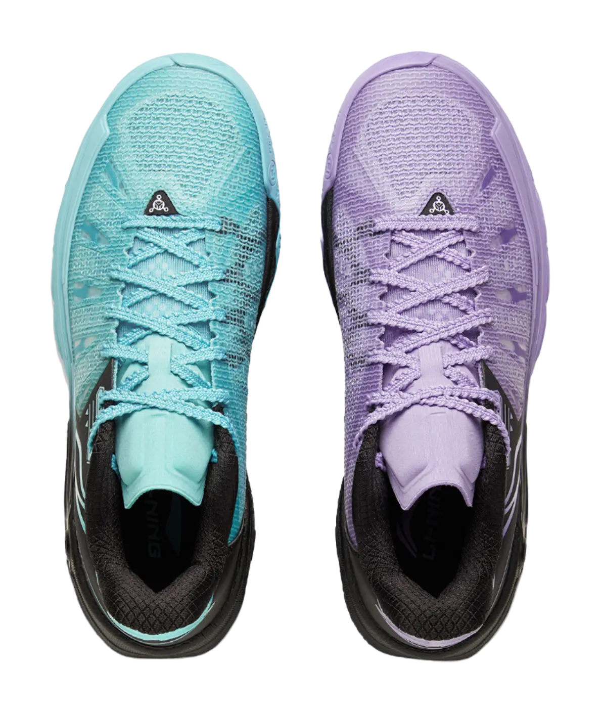 LiNing Jie Ao 2 Men's Basketball Shoes - Blue Purple Mismatched - Image 7