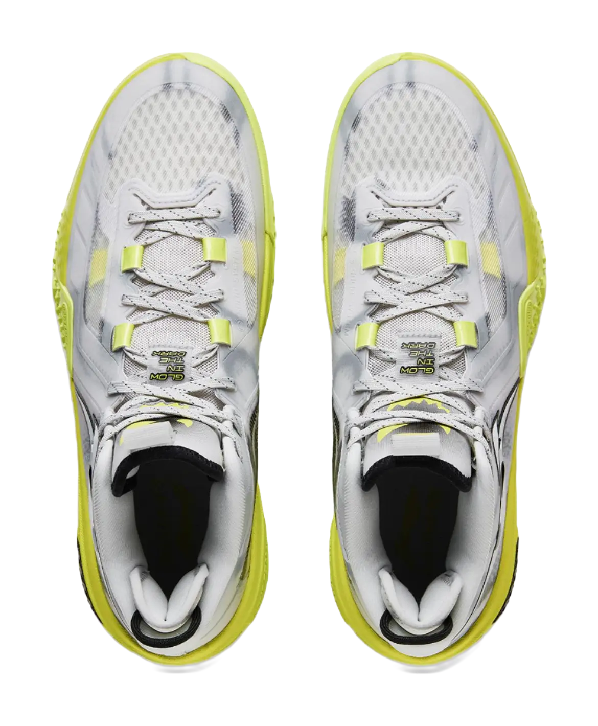 Li-Ning Jie Ao 'Silent' Men's Mid-Top Basketball Shoes - Shock Absorption & Durability, Light Lime - Image 4