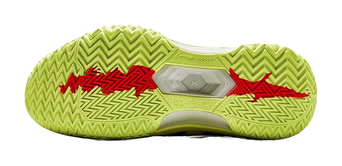 Li-Ning Jie Ao 'Silent' Men's Mid-Top Basketball Shoes - Shock Absorption & Durability, Light Lime - Image 7