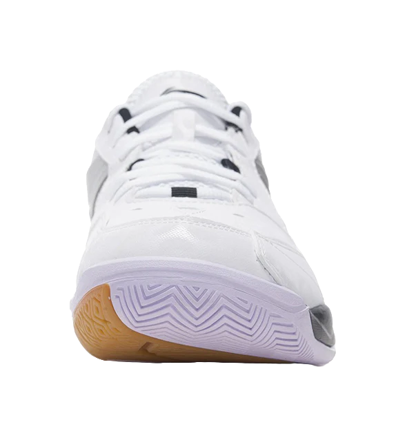 Li-Ning Koba Men's Badminton Shoes - Shock Absorbing, Slip Resistant, Breathable Low-Top (White/Black) - Image 5