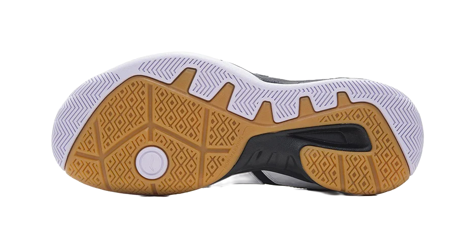Li-Ning Koba Men's Badminton Shoes - Shock Absorbing, Slip Resistant, Breathable Low-Top (White/Black) - Image 7