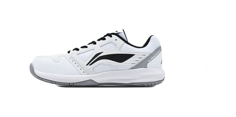 Li-Ning Light Feather Low-Top Badminton Shoes - Lightweight, Breathable, Slip & Abrasion Resistant, Unisex, White/Black - Image 3