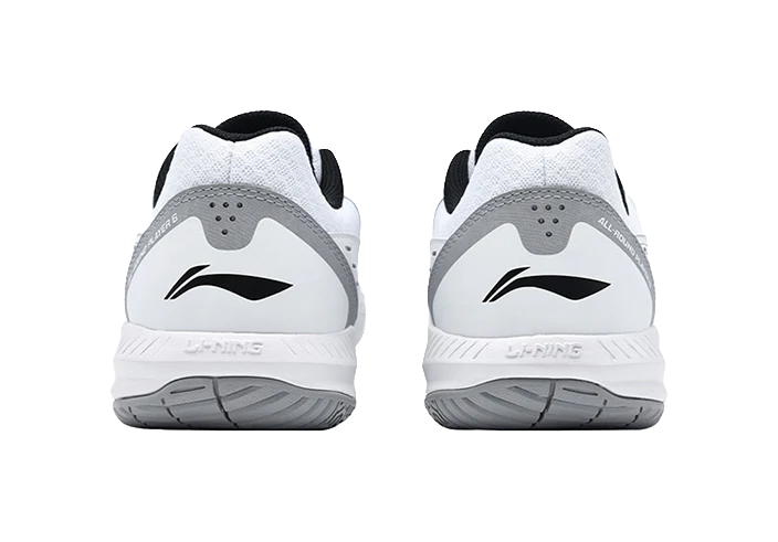 Li-Ning Light Feather Low-Top Badminton Shoes - Lightweight, Breathable, Slip & Abrasion Resistant, Unisex, White/Black - Image 6