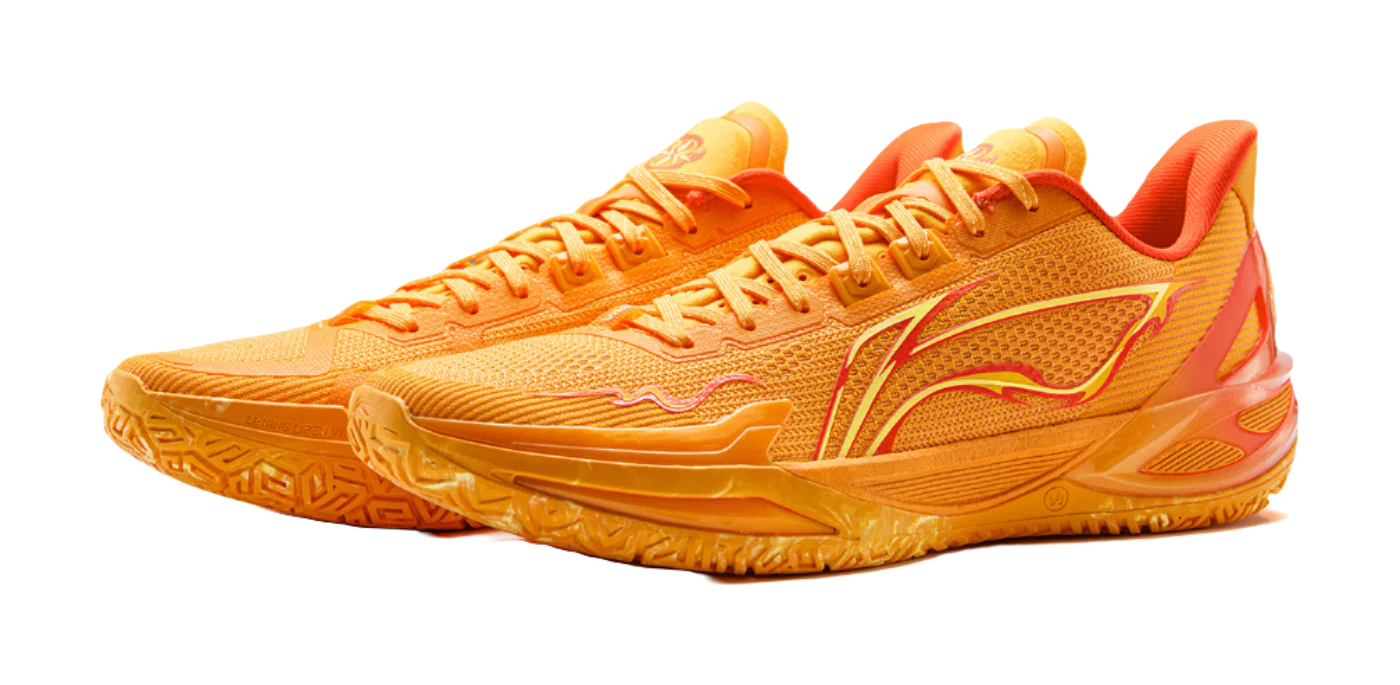 LiNing Liren 6 V2 'Sunlight' - basketball shoes for both men and women, Calendula Orange - Image 3