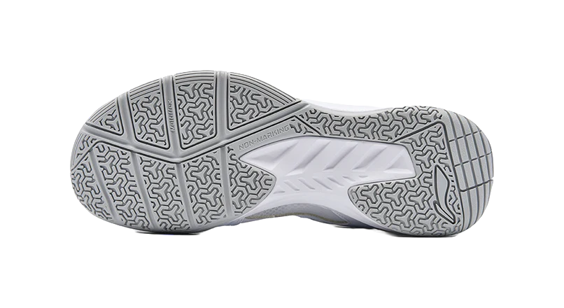 Li-Ning Rocket 2.0 Badminton Shoes - Slip-Resistant, Breathable, Lightweight Low-Top Unisex White/Silver - Image 10