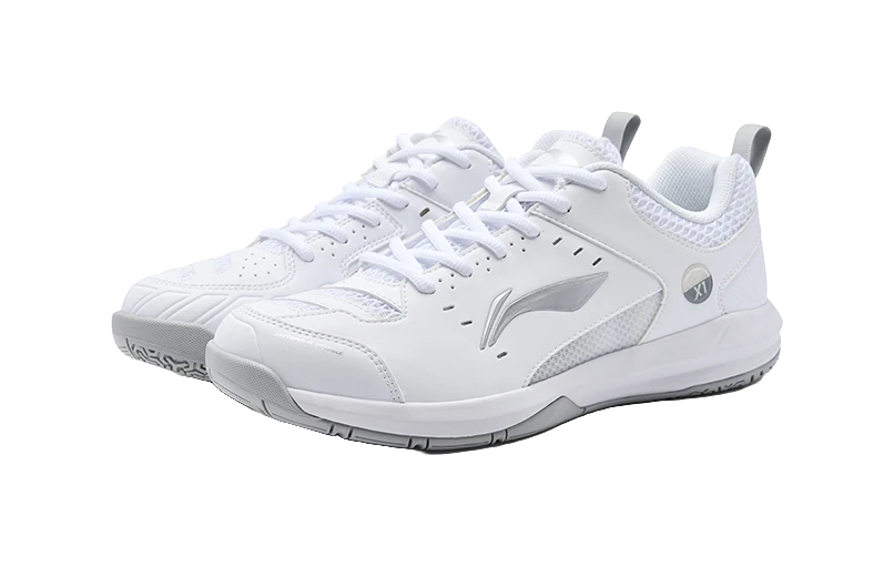 Li-Ning Rocket 2.0 Badminton Shoes - Slip-Resistant, Breathable, Lightweight Low-Top Unisex White/Silver - Image 7