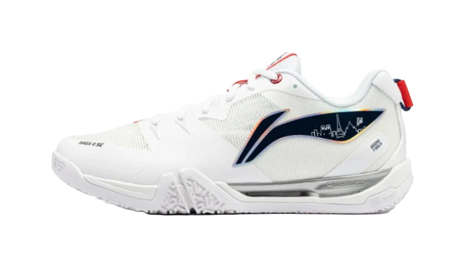 Li-Ning Saga II SE Unisex Badminton Shoes White