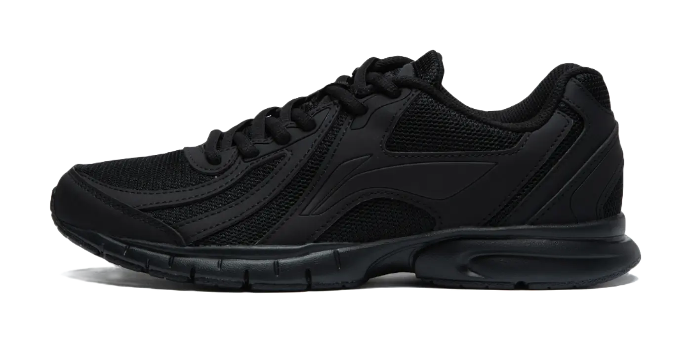 Men's Black Lightweight Running Shoes - Shock Absorbing, Slip & Abrasion Resistant, Breathable Low-Top Sneakers - Image 2