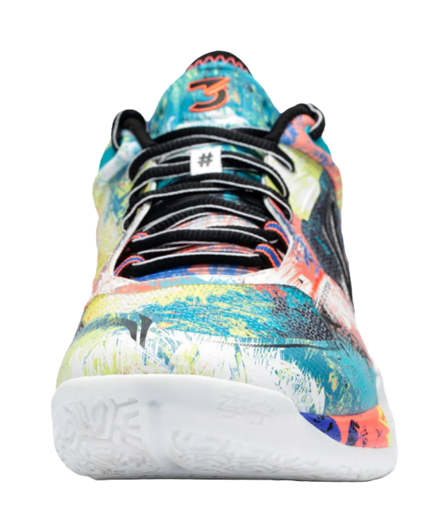 LiNing Saga III Pro Badminton Shoes - Slip & Abrasion Resistant, Breathable, Supportive Low-Top (Unisex, Blue/Pink) - Image 4