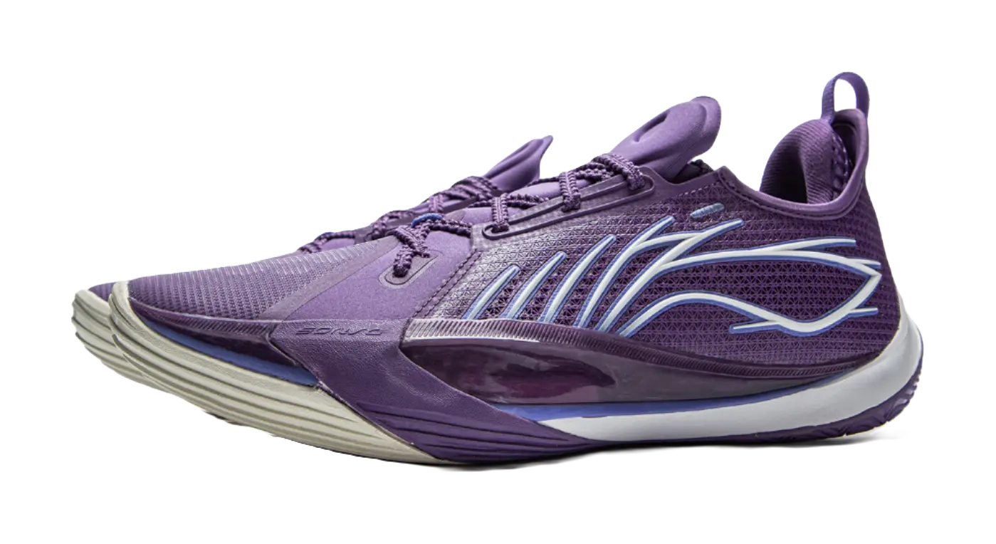 Li-Ning C.J. McCollum PE High-Top Basketball Shoes Men's Mineral Purple - Image 3