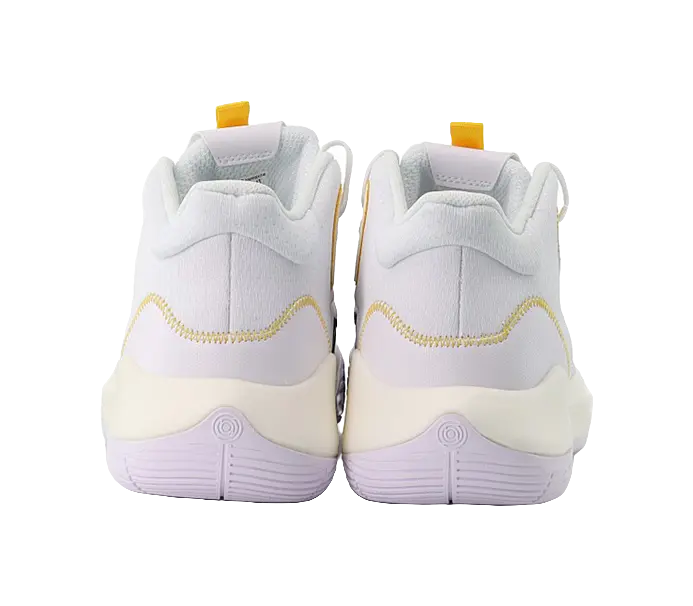 LI-NING Sonic 9 Men's Basketball Shoes White/Orange - Image 5