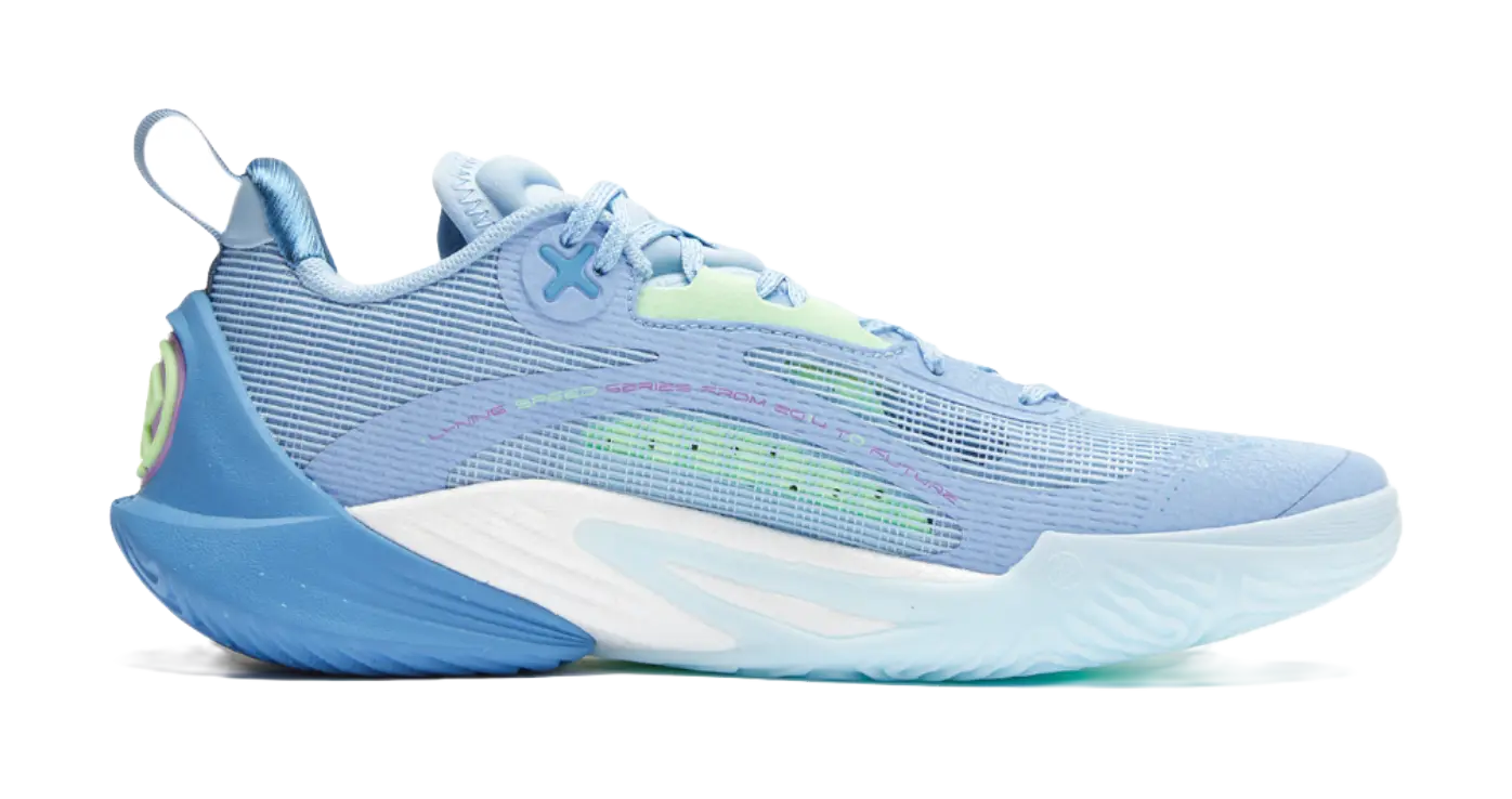 Li-Ning Speed 10 Men's Basketball Shoes with BOOM & Carbon Fiber - Aurora Blue - Image 2
