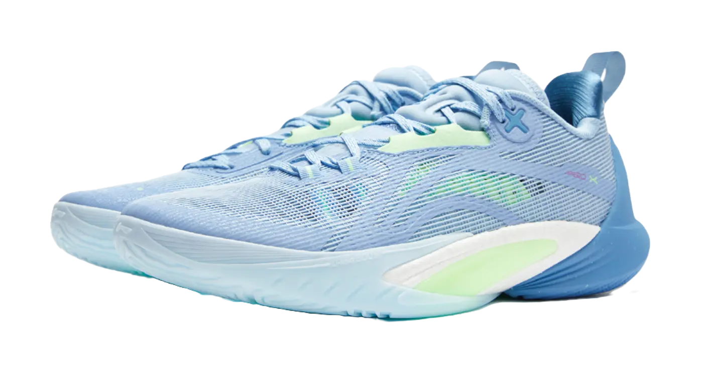 Li-Ning Speed 10 Men's Basketball Shoes with BOOM & Carbon Fiber - Aurora Blue - Image 3
