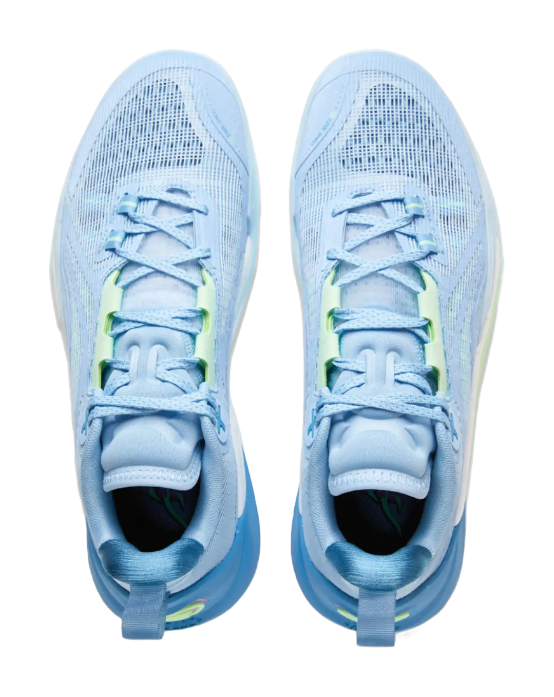 Li-Ning Speed 10 Men's Basketball Shoes with BOOM & Carbon Fiber - Aurora Blue - Image 4