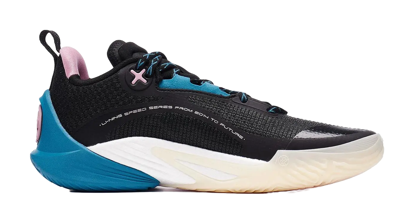 Li-Ning Speed 10 Men's Basketball Shoes - Cushioning, Anti-Slip, Breathable (Black) - Image 2