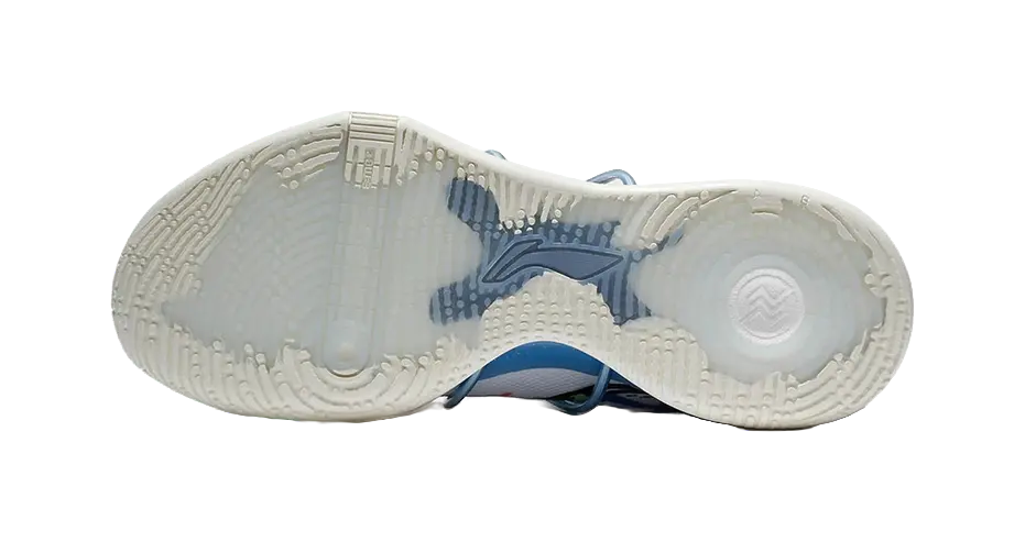 Li-Ning Speed 8 Men's Basketball Shoes - White/Blue | 䨻 Tech | Shock Absorbing | Slip & Abrasion Resistant - Image 7