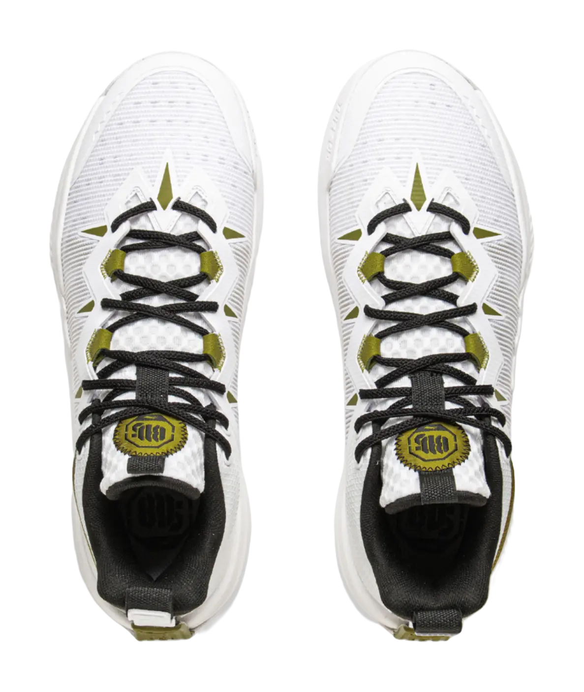 LiNing BADFIVE Storm 10 Men's Basketball Shoes - Cushioned, Slip-Resistant, Breathable, Low-Top, White - Image 5