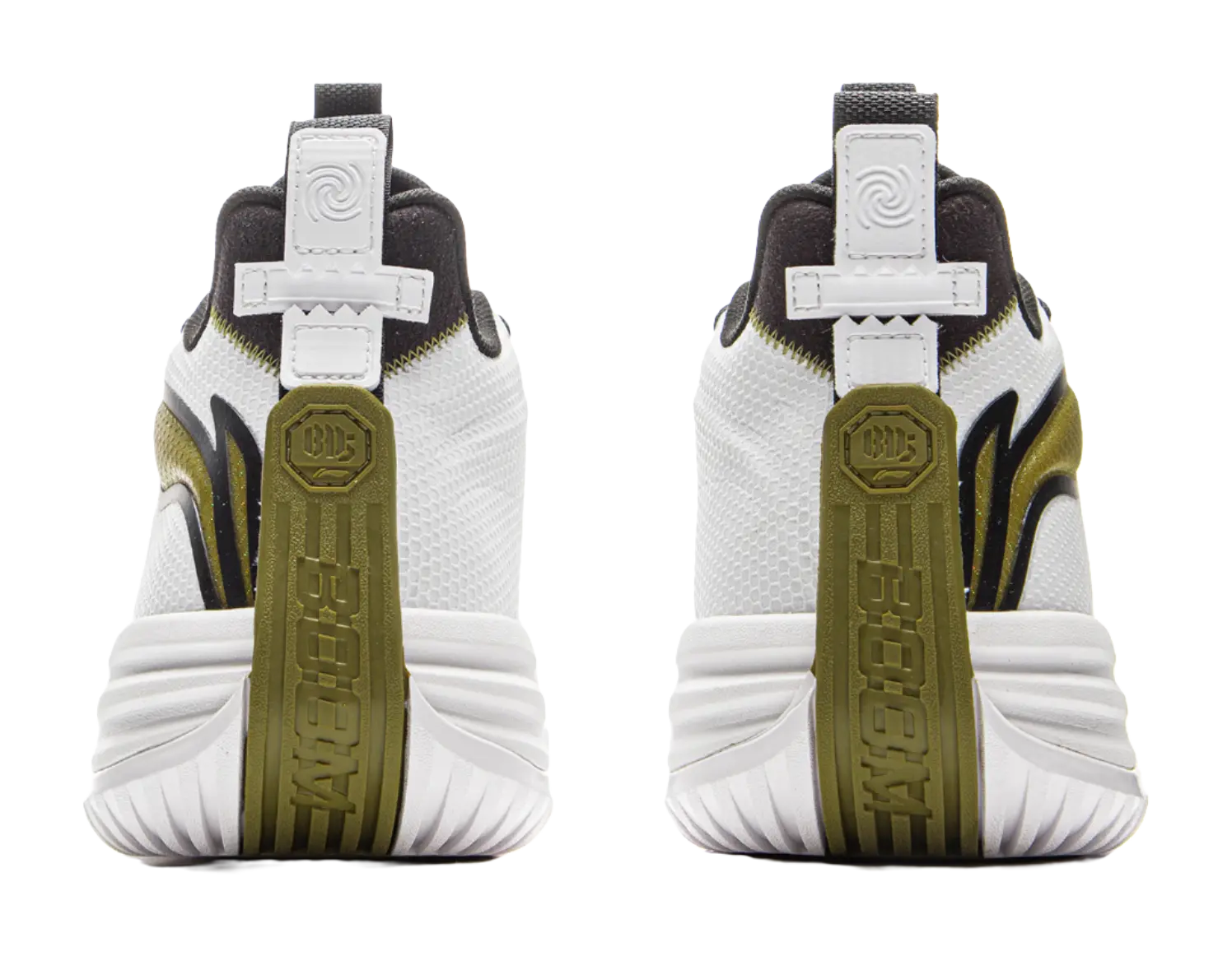 LiNing BADFIVE Storm 10 Men's Basketball Shoes - Cushioned, Slip-Resistant, Breathable, Low-Top, White - Image 7
