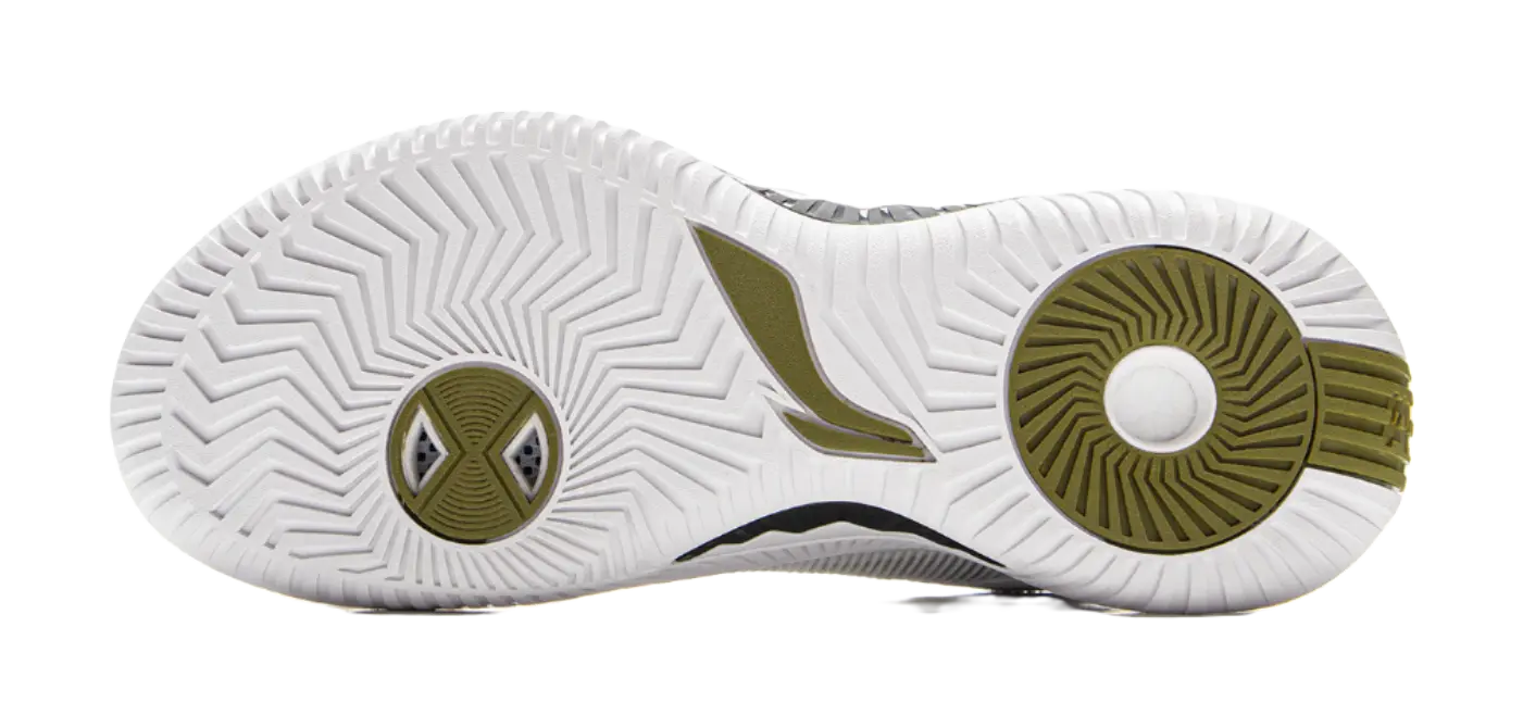 LiNing BADFIVE Storm 10 Men's Basketball Shoes - Cushioned, Slip-Resistant, Breathable, Low-Top, White - Image 8