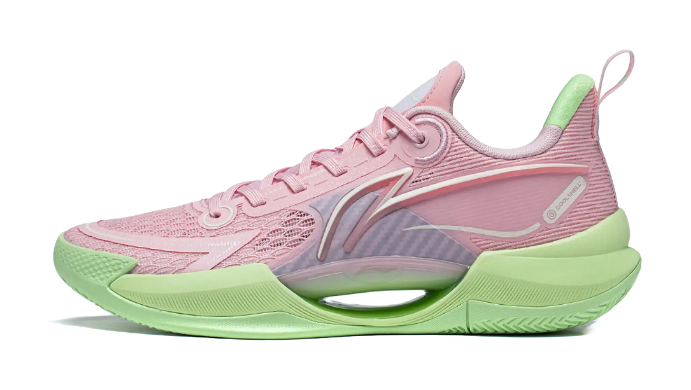 Li-Ning Super Light V2 Men's Low-Top Basketball Shoes - Honey Peach Pink