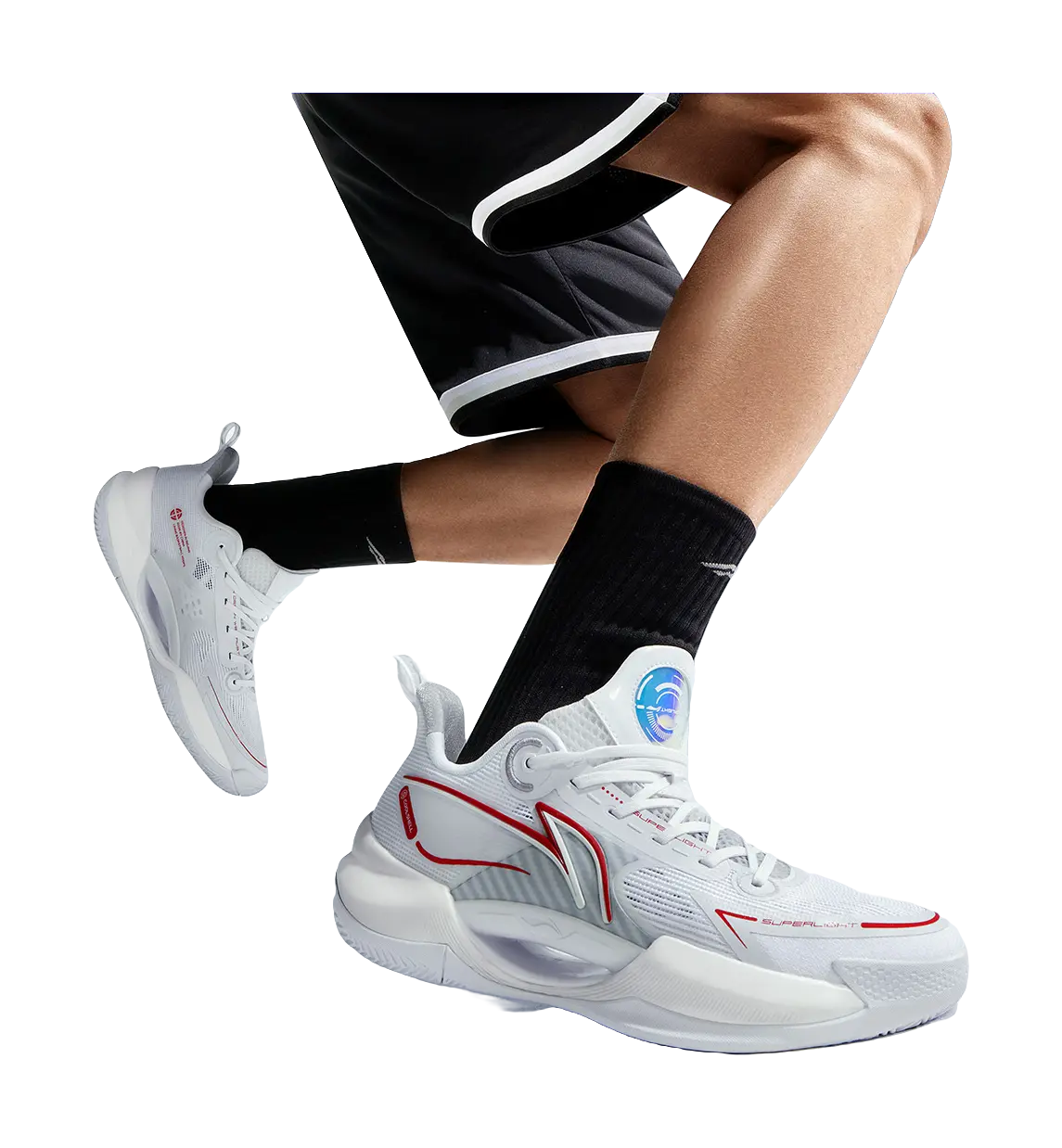 Li-Ning Super Light V2 Men's Basketball Shoes White - Image 6