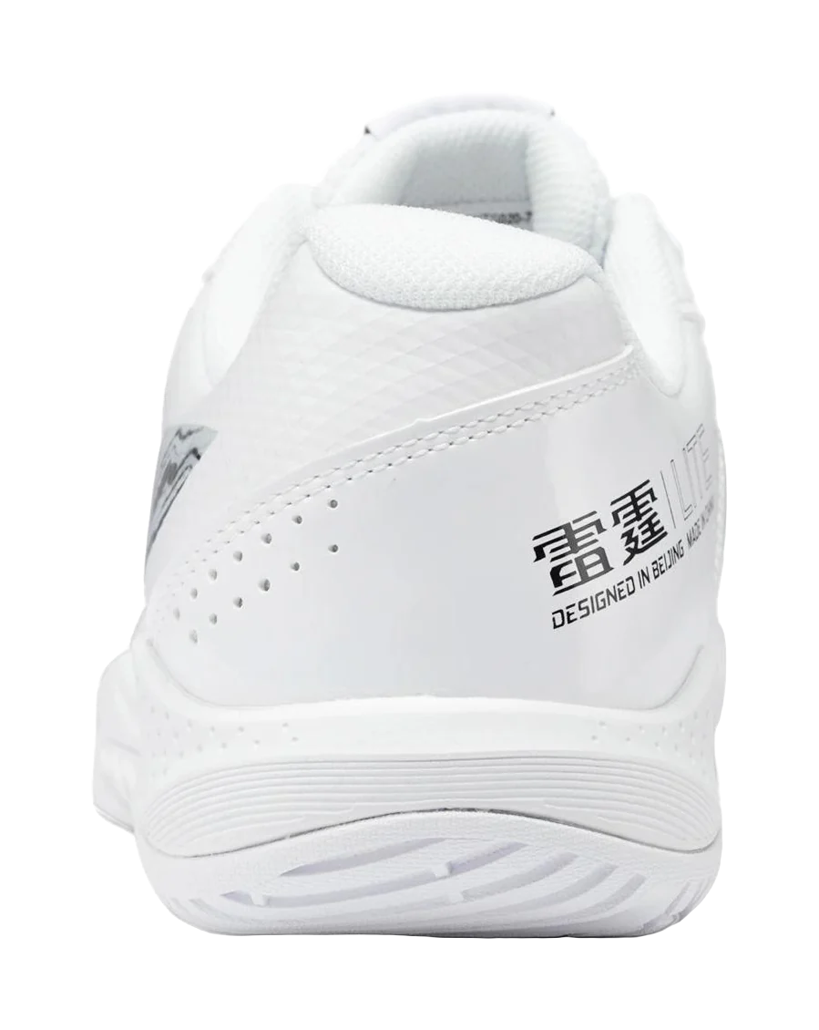 LiNing Thunder LITE Badminton Shoes - Slip & Abrasion Resistant, Lightweight White - Image 6
