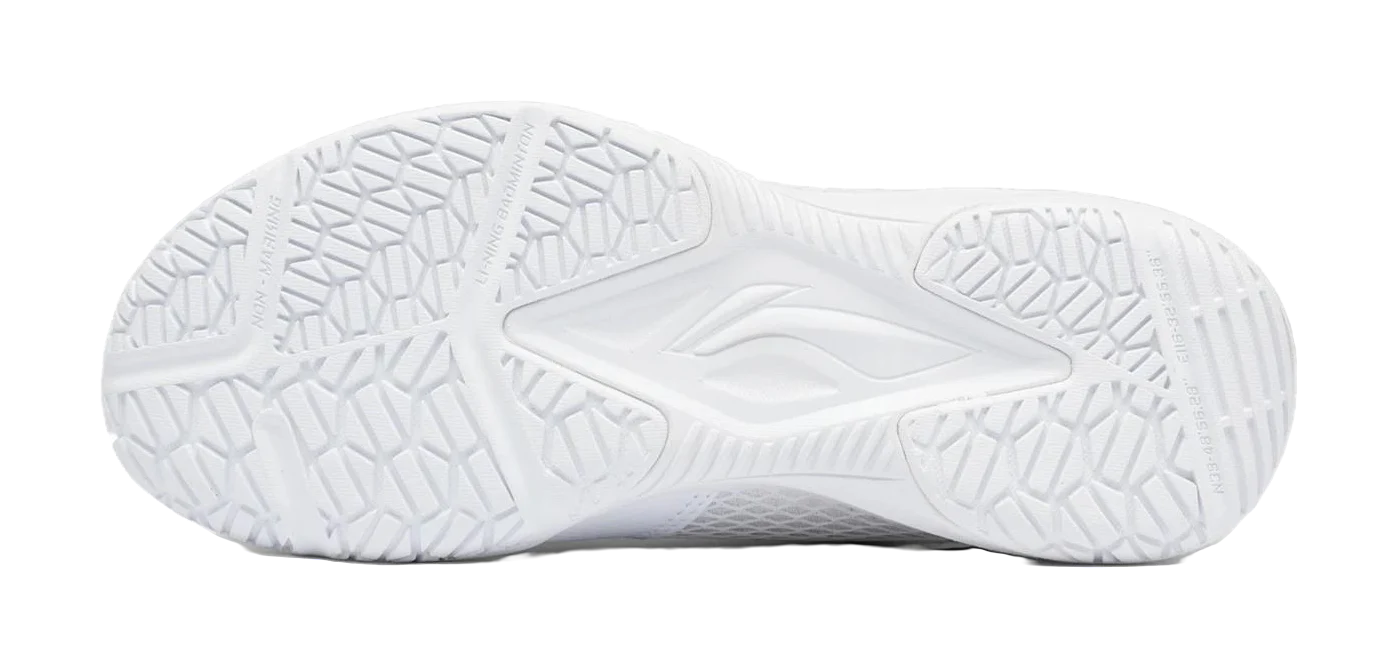 LiNing Thunder LITE Badminton Shoes - Slip & Abrasion Resistant, Lightweight White - Image 7