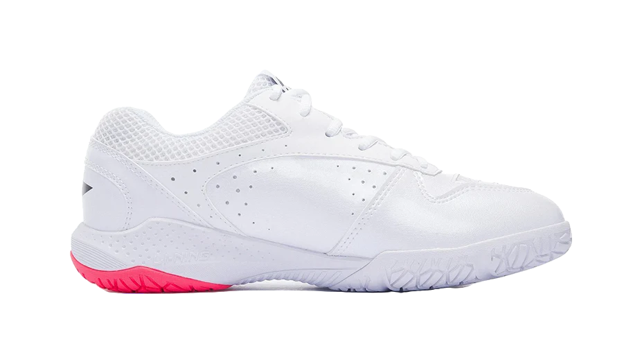 Li-Ning Thunder Unisex Low-Top Badminton Shoes - Slip & Abrasion Resistant, Bounce+ Cushioning, White - Image 2