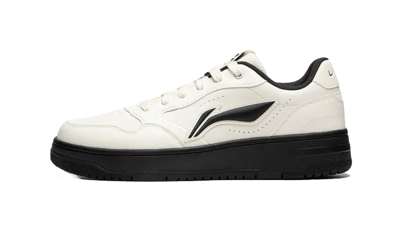 LiNing Tianji Soft Men's Skateboard Shoes Ecru - Slip-Resistant, Cushioned, Wear-Resistant - Image 3