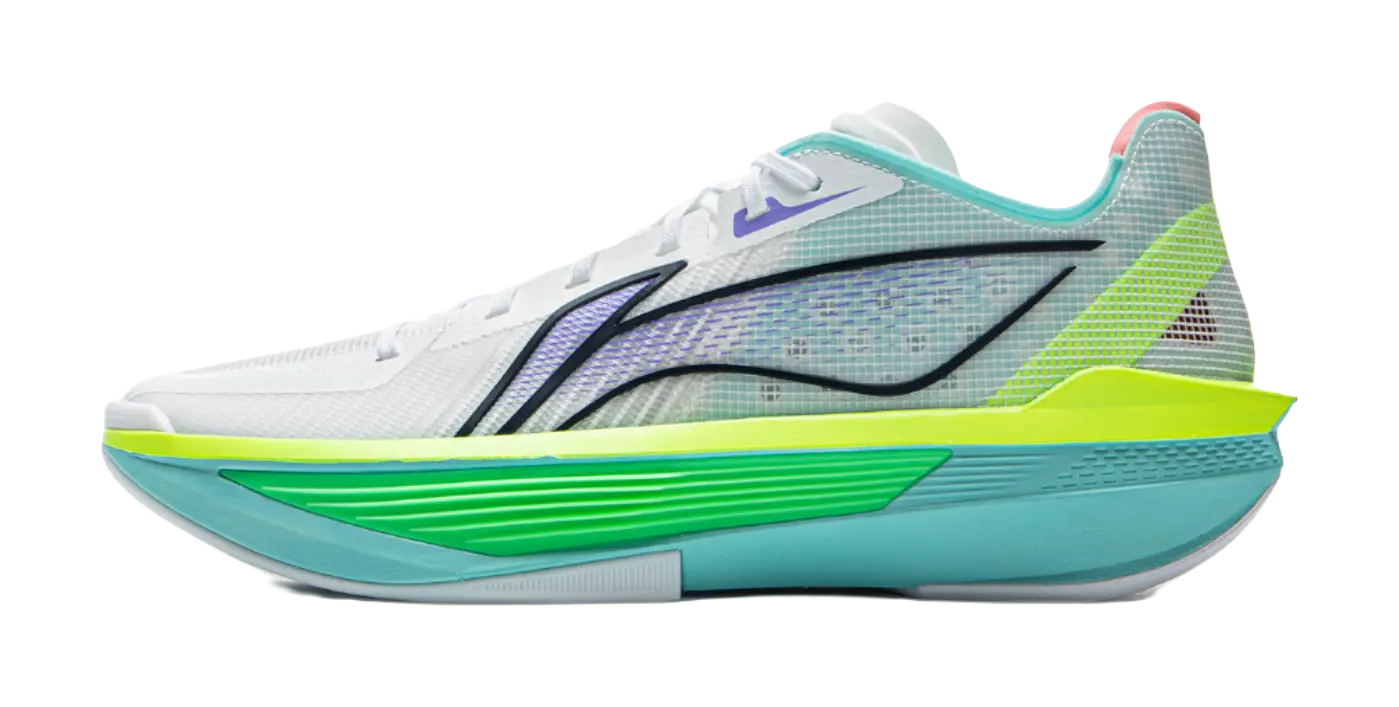LiNing Ultra Light Low-Top Basketball Shoes Men's White/Green