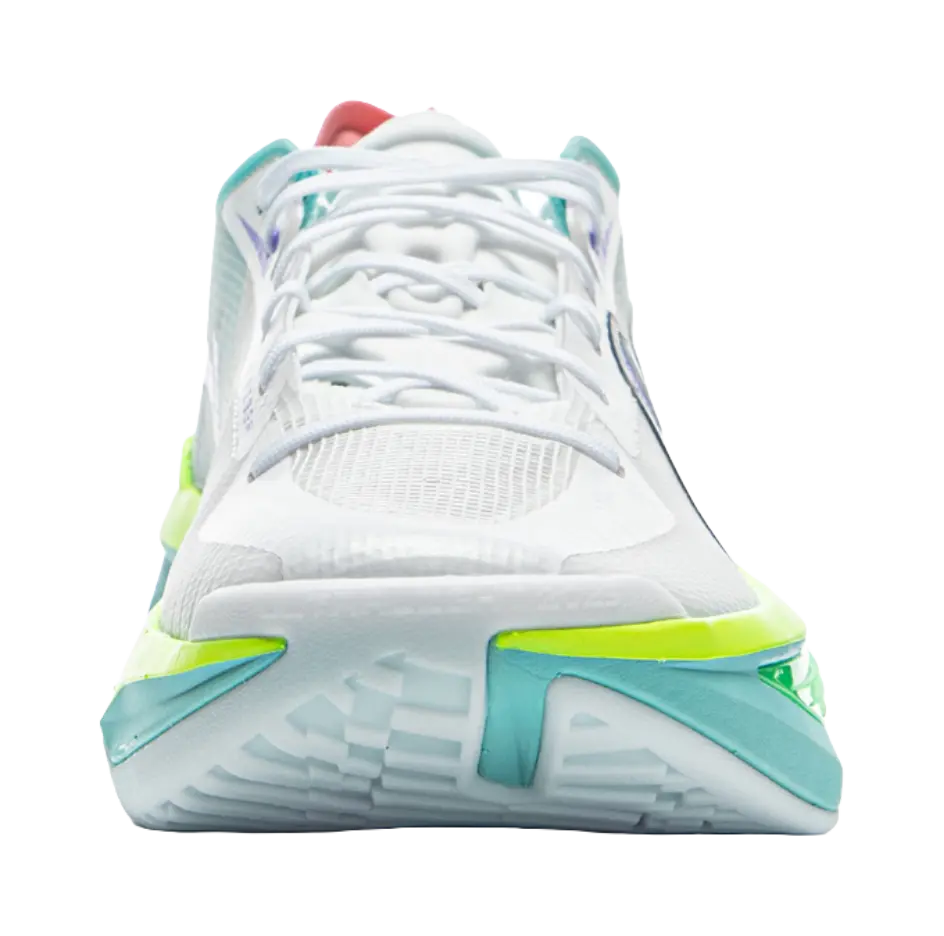 LiNing Ultra Light Low-Top Basketball Shoes Men's White/Green - Image 5