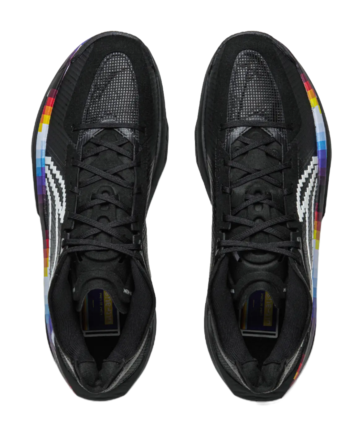 Li-Ning Men's Ultra Light 'Pixel' Low-Top Basketball Shoes - Black - Image 4