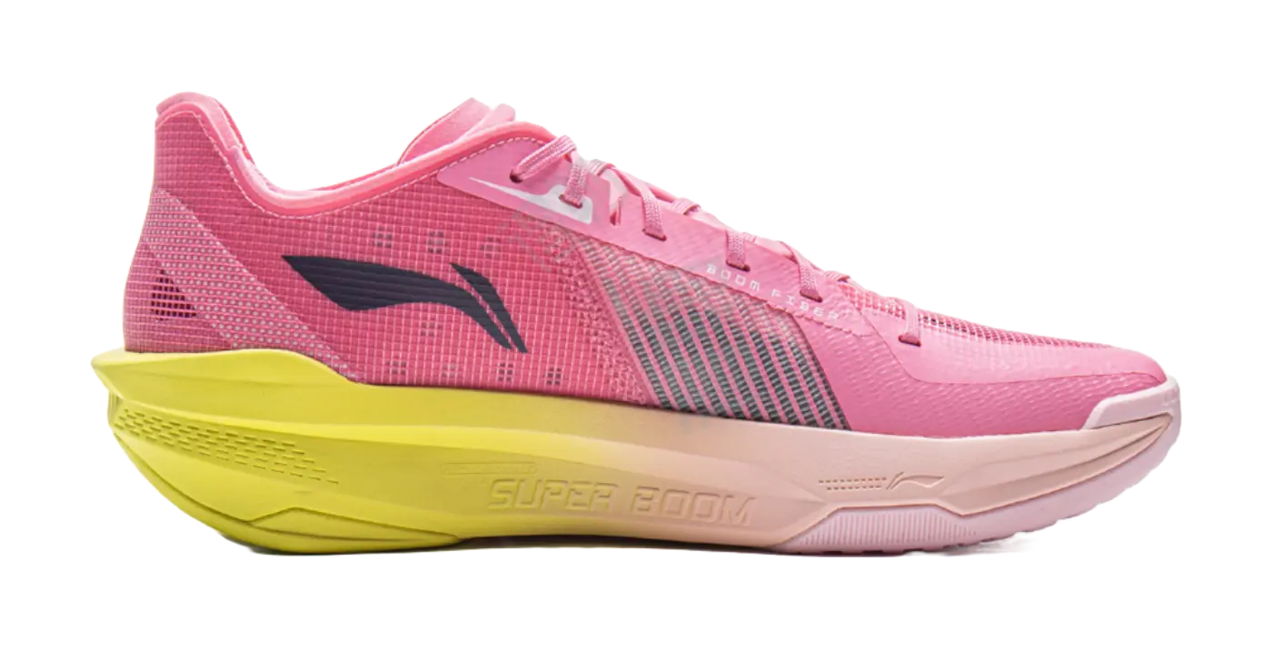 Li-Ning Ultra Light 2025 Low Top Basketball Shoes Men - Lightweight, Cushioning, Slip & Abrasion Resistant, Pink - Image 3