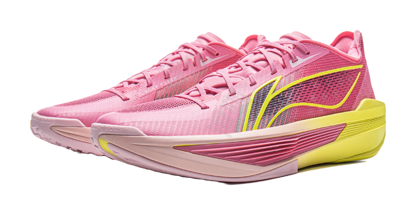 Li-Ning Ultra Light 2025 Low Top Basketball Shoes Men - Lightweight, Cushioning, Slip & Abrasion Resistant, Pink - Image 4