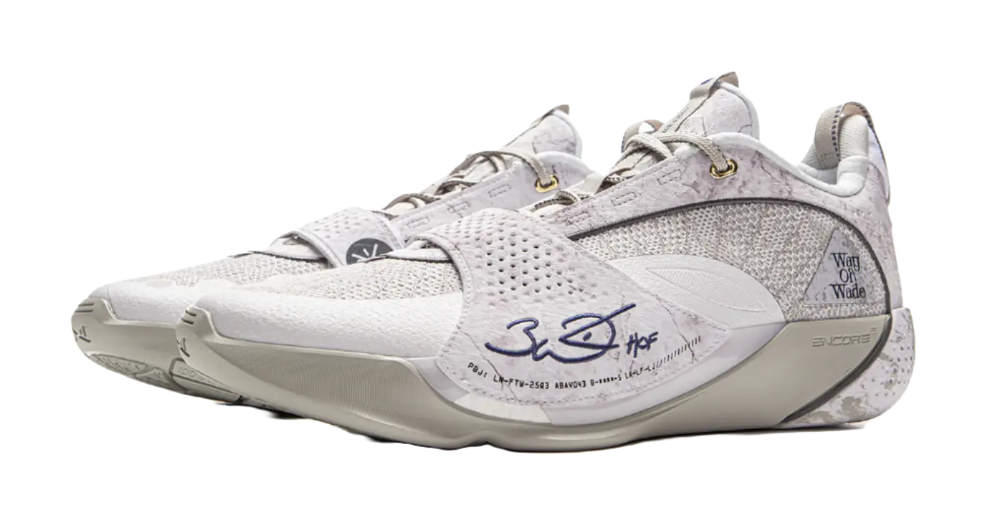 Li-Ning Wade All City 13 (AC13) 'ENCORE' - White Gray Basketball Shoes for Men - Image 3