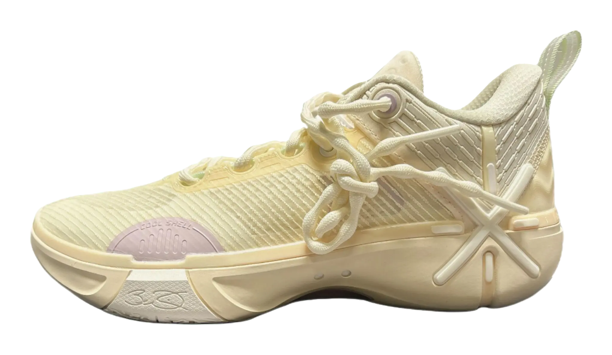 LiNing Wode Phantom 6 Men's Basketball Shoes - Anti-Slip, Cushioned, Beige Yellow