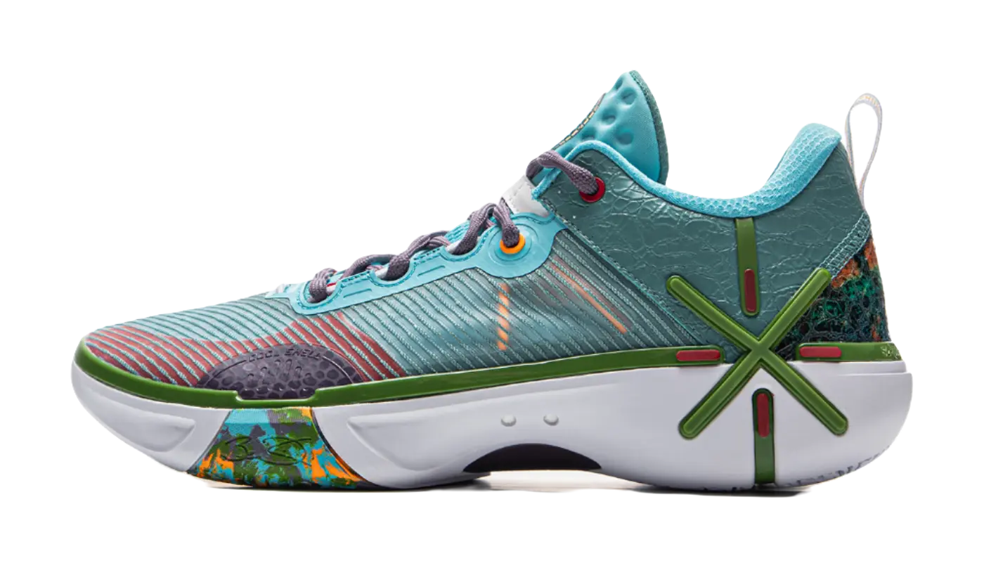 LiNing Wode Phantom 6 Men's Basketball Shoes Blue Green