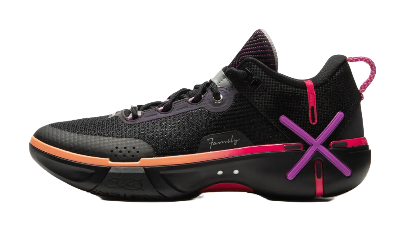Li-Ning Wade Phantom 6 Men's Basketball Shoes - Cushioned, Anti-Slip, Lightweight Black