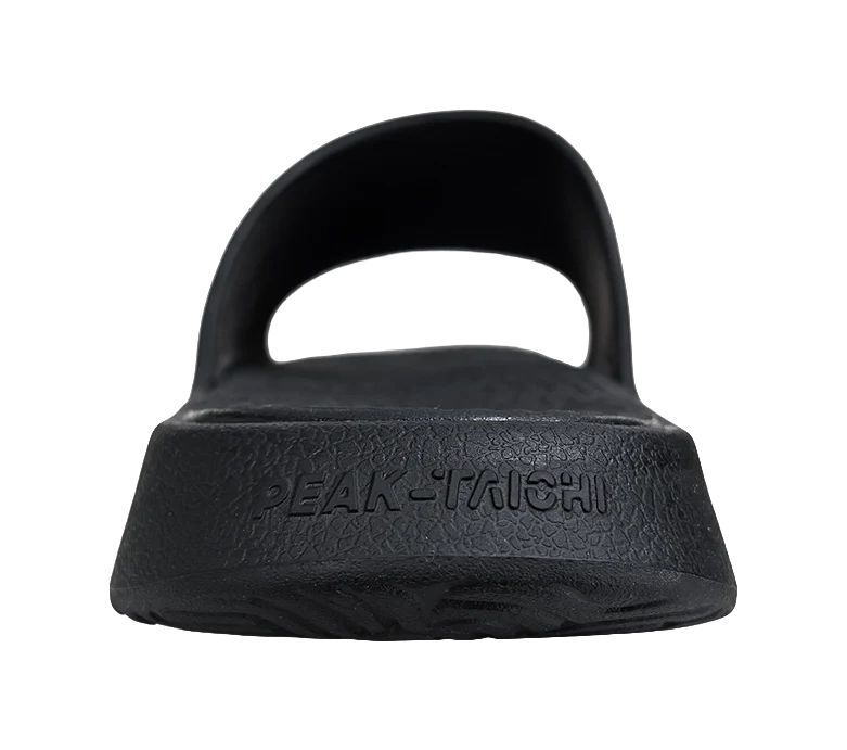 PEAK State Pole Unisex Slip-Resistant Cushioned Slide Slippers - Black/Silver - Image 5