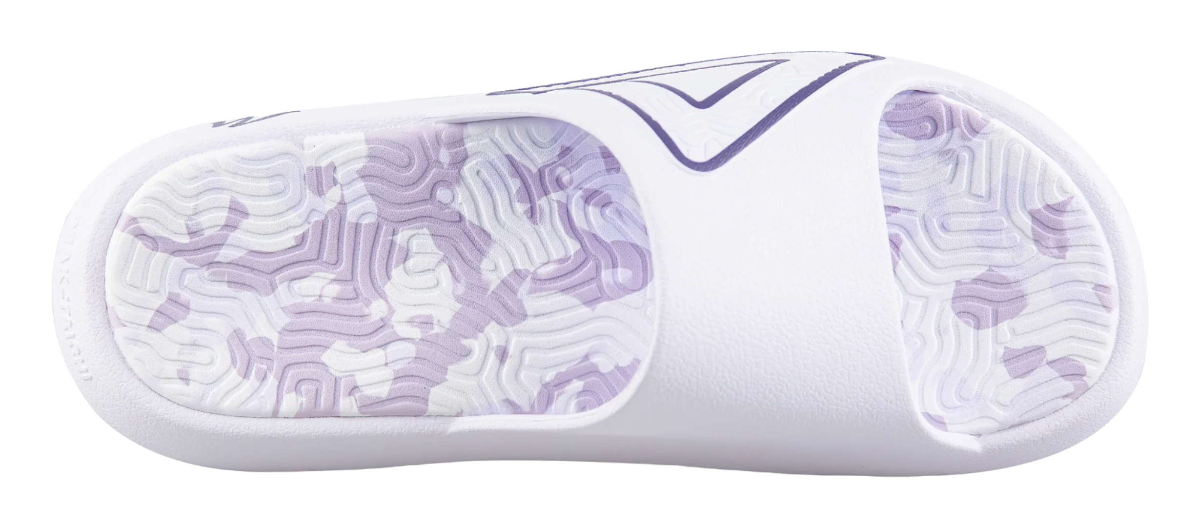 PEAK Tai Ji1.0 Unisex Slide Slippers White Purple - Image 6