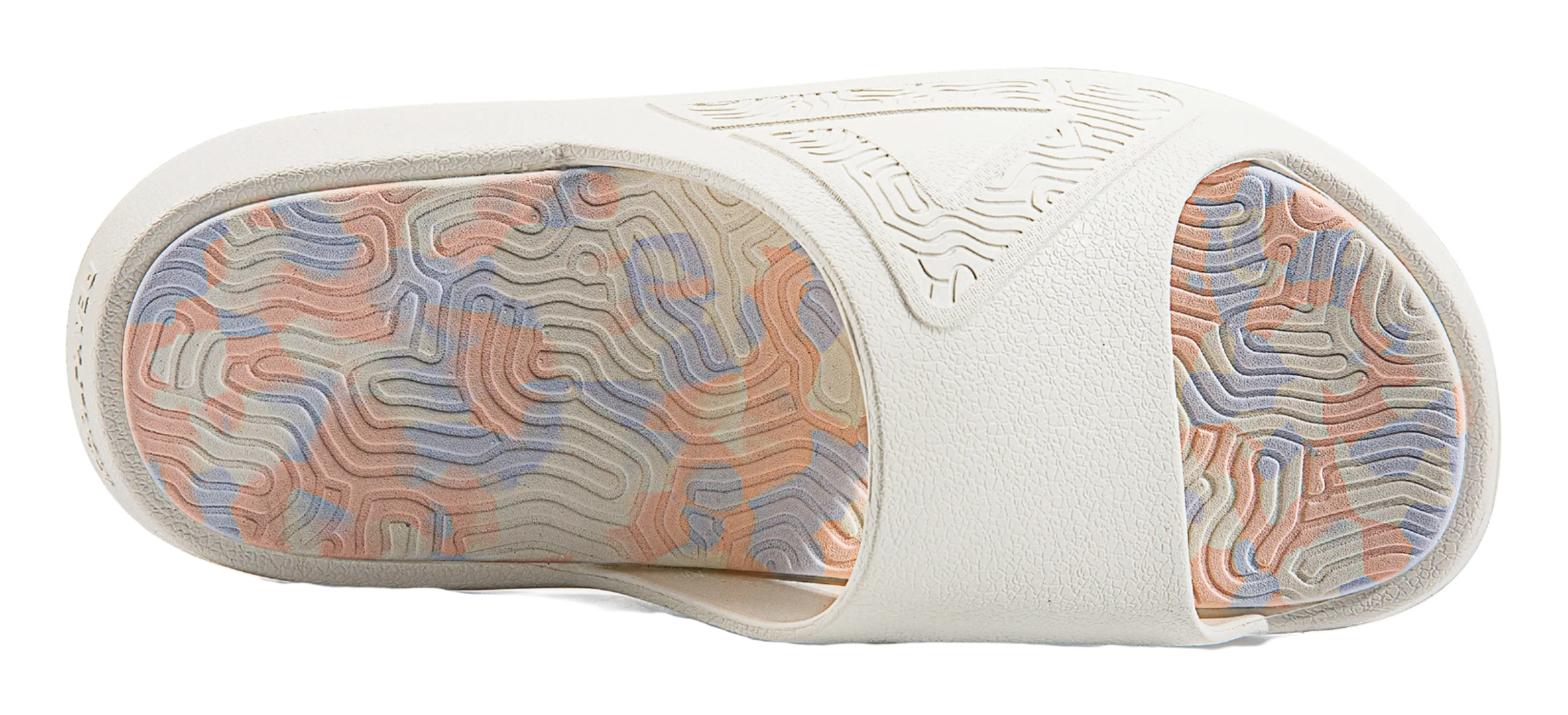 PEAK Tai Ji 1.0 Unisex Canvas White Slide Slippers - Image 3