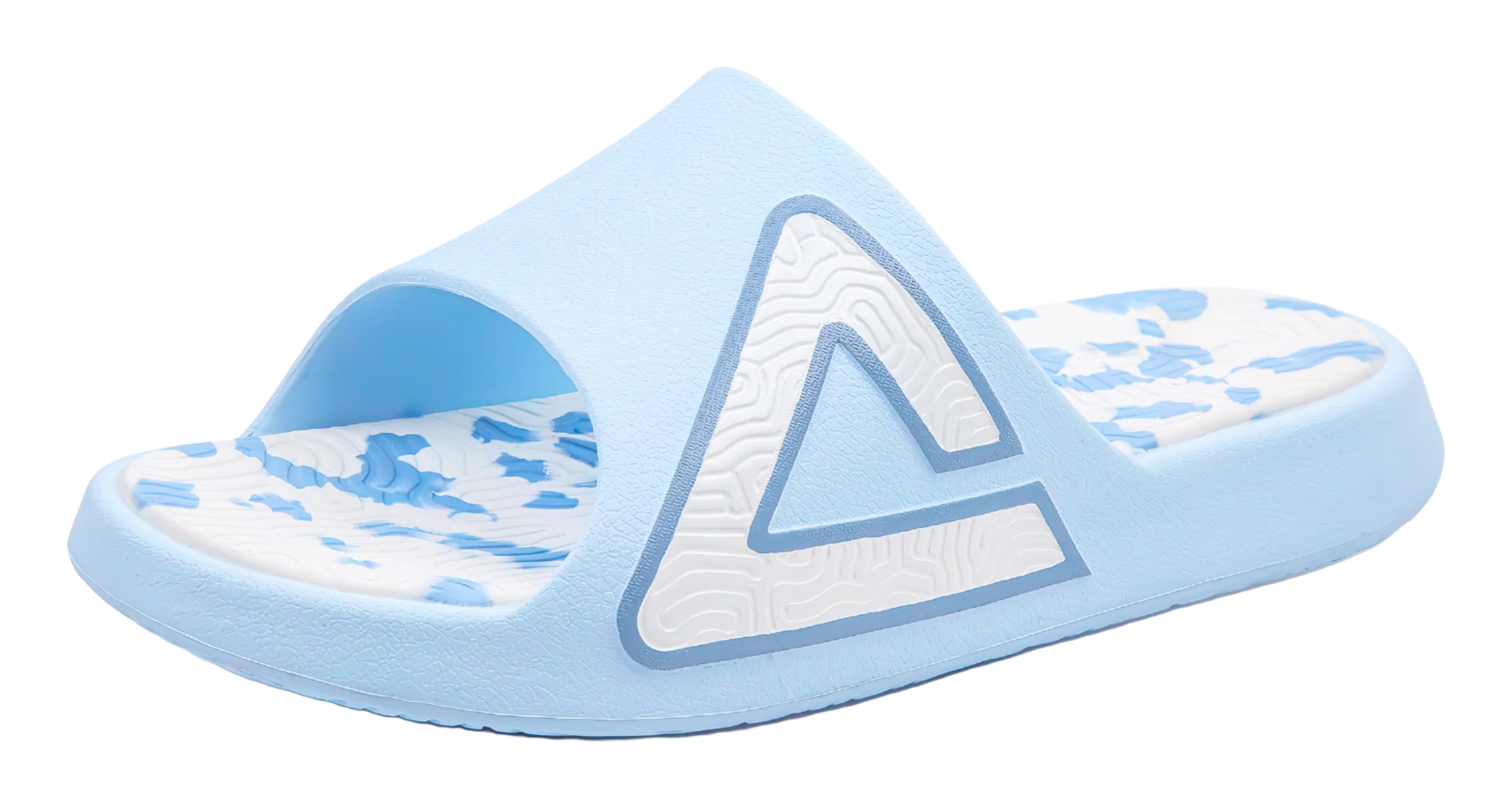 PEAK Tai Ji1.0 Unisex Slip Resistant Slide Slippers - Sky Blue/White - Image 2