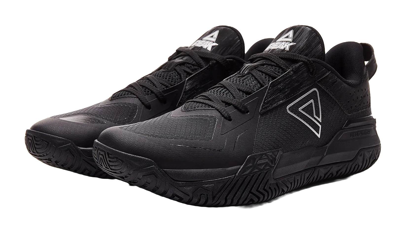 Peak Taichi 'Outdoor Warrior' 1.0 Men's Basketball Shoes Black Silver - Image 3