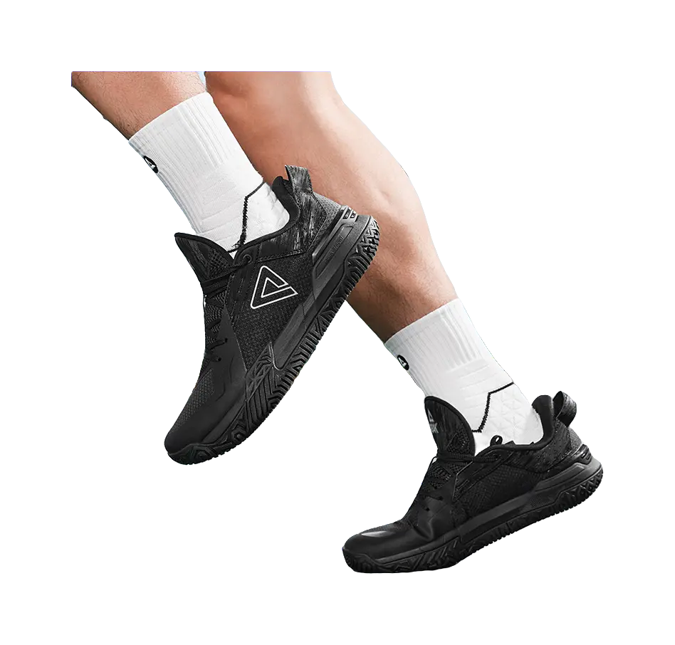 Peak Taichi 'Outdoor Warrior' 1.0 Men's Basketball Shoes Black Silver - Image 8